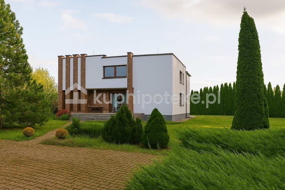 Dom jednorodzinny, szklarnie, Komarów Dolny - sprzedaż wierzytelności hipotecznej.